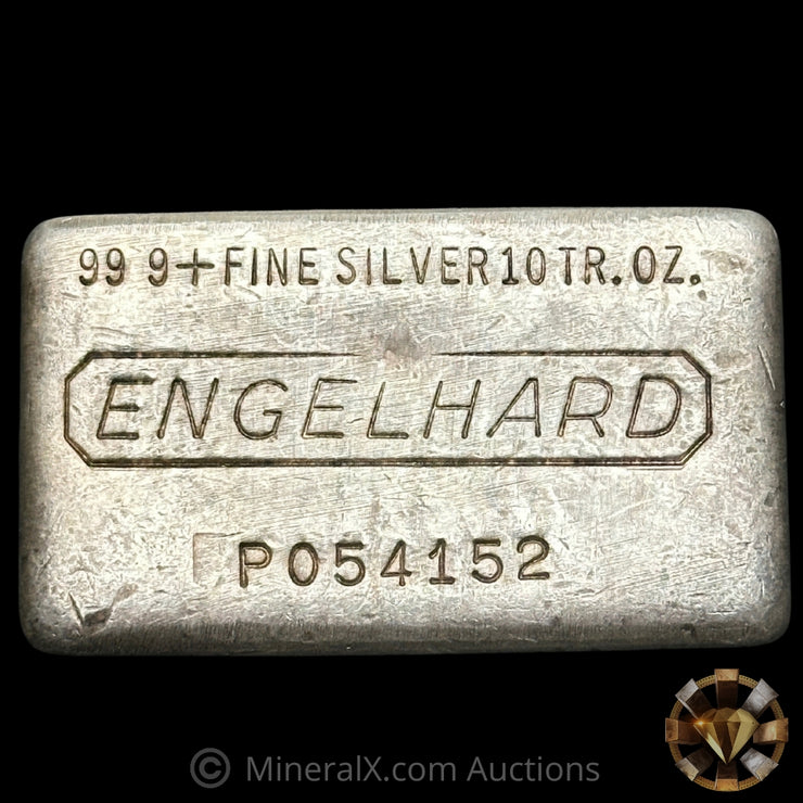 10oz Engelhard Waffleback Vintage Silver Bar