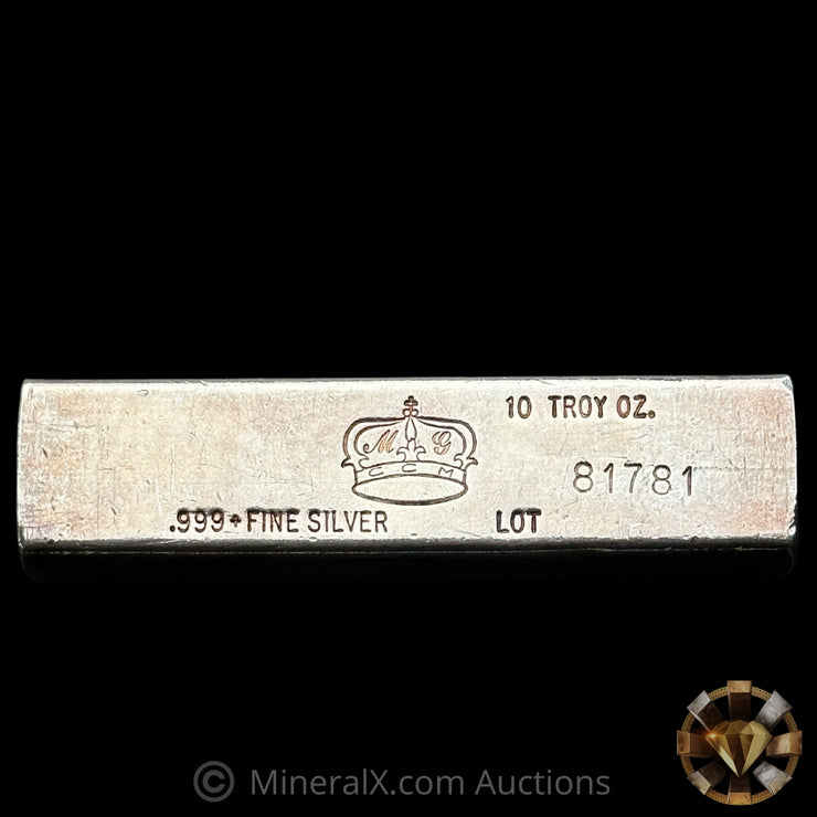10oz Crown Mint Vintage Silver Bar