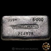 5oz Engelhard Bull Logo Vintage Silver Bar