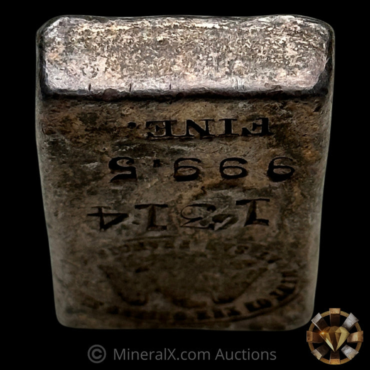 5.28oz Mint Of The United States At San Francisco SF Mint Vintage Silver Assay Ingot Bar
