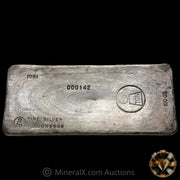 100oz 1981 Harrington Metallurgy Ltd Australia Vintage Silver Bar with Low Serial & Unique Reverse Logo Impression