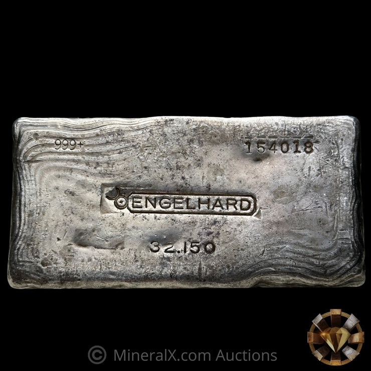 32.150oz (Kilo) Engelhard 2nd Series Vintage Silver Bar