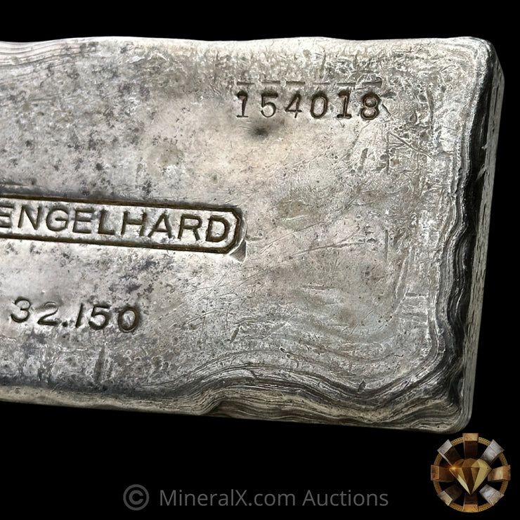 32.150oz (Kilo) Engelhard 2nd Series Vintage Silver Bar