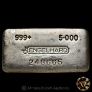 5oz Engelhard Bull Logo Vintage Silver Bar
