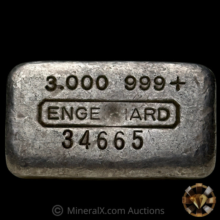 3oz Engelhard Vintage Silver Bar