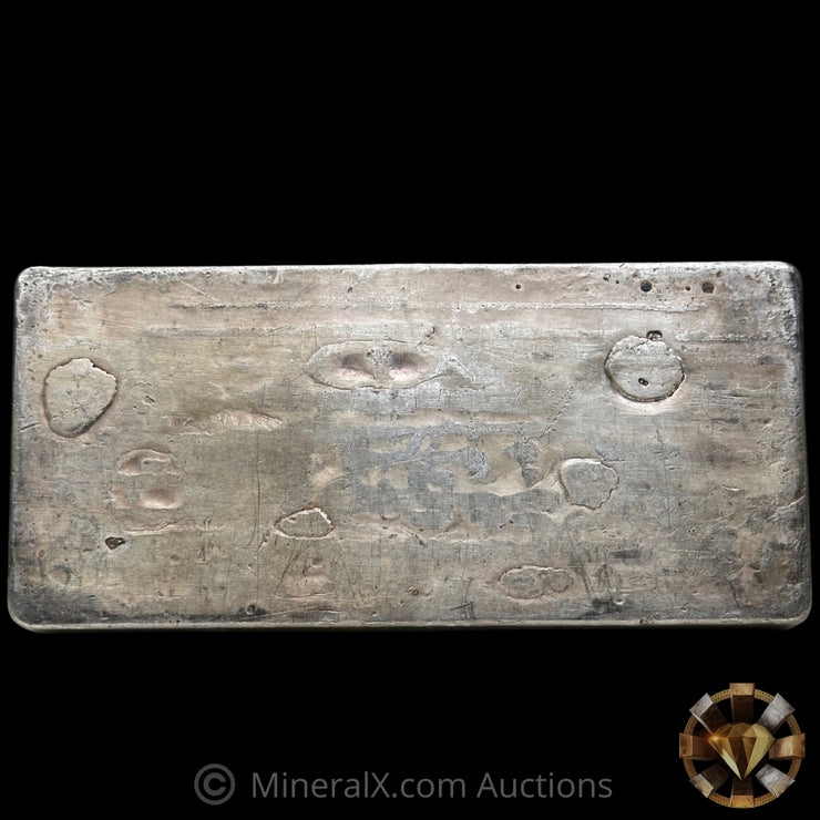 100oz Engelhard 6th Series P Serial With Rare K Prefix Anomaly Vintage Silver Bar