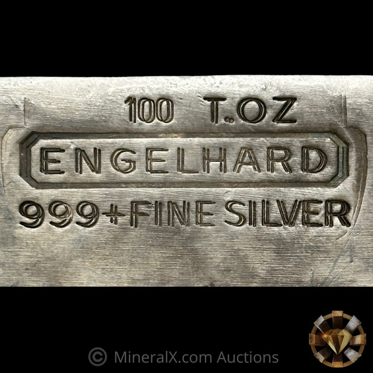 100oz Engelhard 2nd Series Vintage Silver Bar