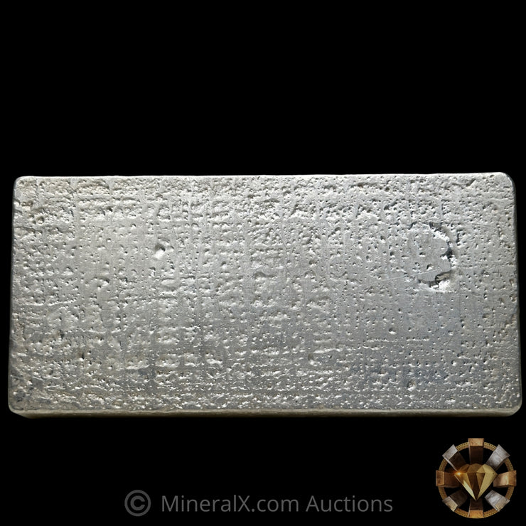 100oz Engelhard P Series Waffleback Vintage Silver Bar