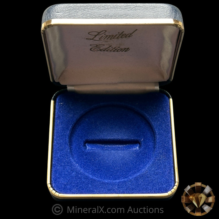 1oz Engelhard Industries Baker Service Club Service Award Bull Logo Vintage Silver Coin With Presentation Box
