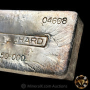 50oz Engelhard 4th Series Leading 0 Rare 999.0 Variety Vintage Silver Bar
