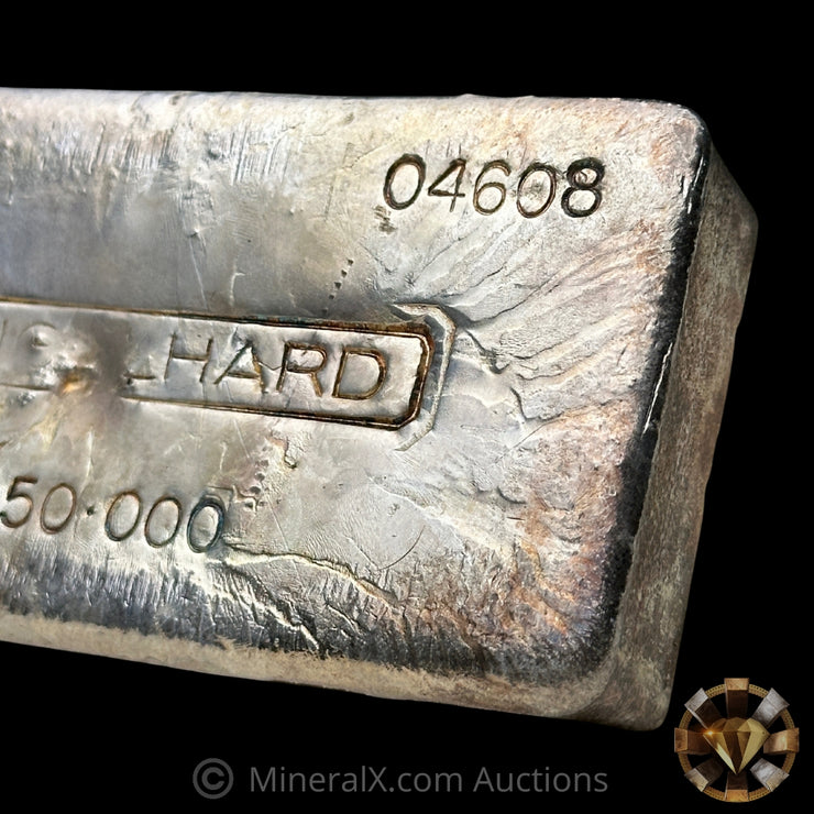 50oz Engelhard 4th Series Leading 0 Rare 999.0 Variety Vintage Silver Bar