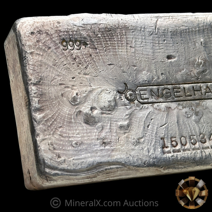 50oz Engelhard 1st Series Bull Logo Vintage Silver Bar