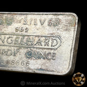 10oz Engelhard 3rd Series Pressed Bull Logo Vintage Silver Bar
