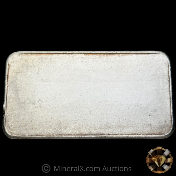 10oz Engelhard 3rd Series Pressed Bull Logo Vintage Silver Bar
