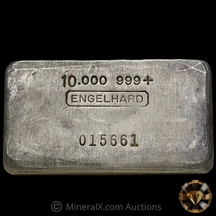 10oz Engelhard 0 Leading 4th Series Vintage Silver Bar