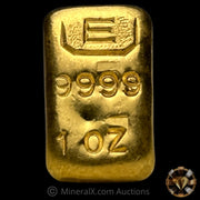 1oz Engelhard E Logo Vintage Gold Bar