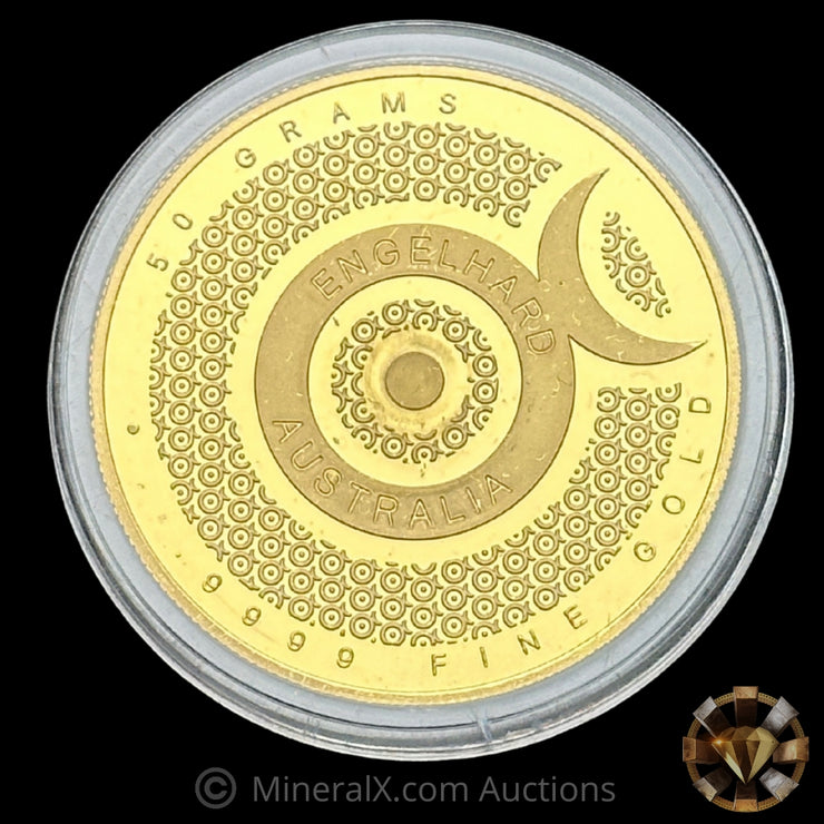 50g Engelhard Australia Gold Coin