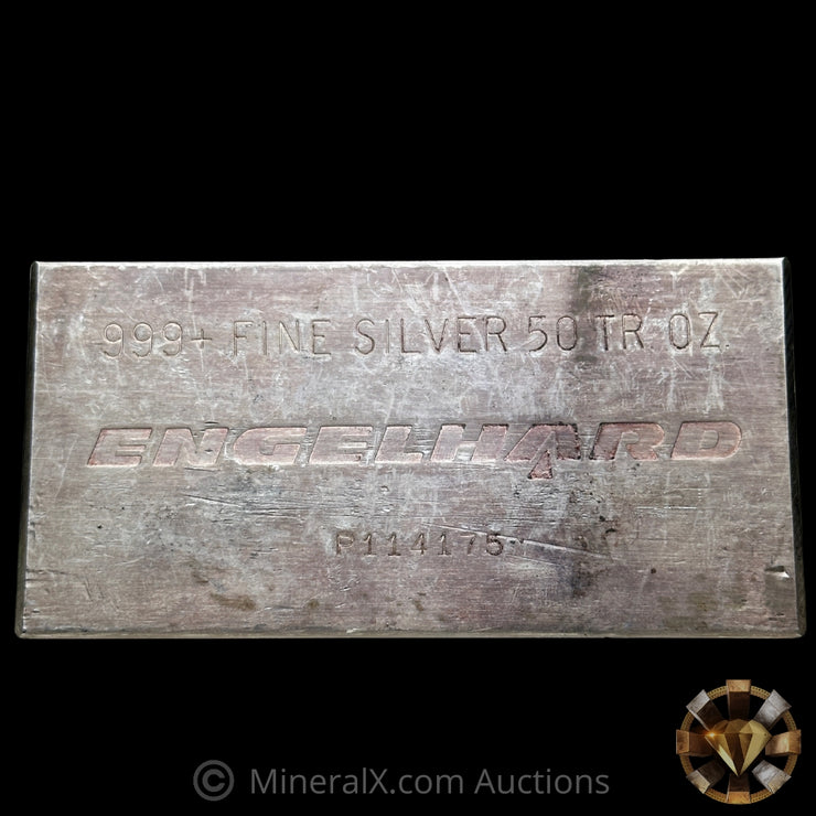 50oz Engelhard 6th Series Vintage Silver Bar