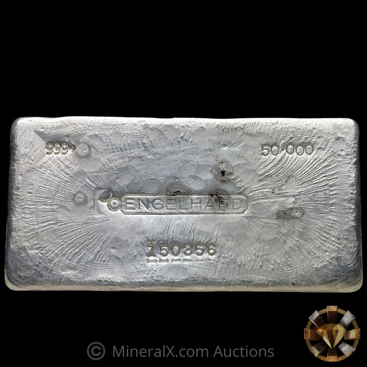 50oz Engelhard 1st Series Bull Logo Vintage Silver Bar