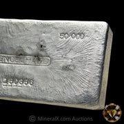 50oz Engelhard 1st Series Bull Logo Vintage Silver Bar