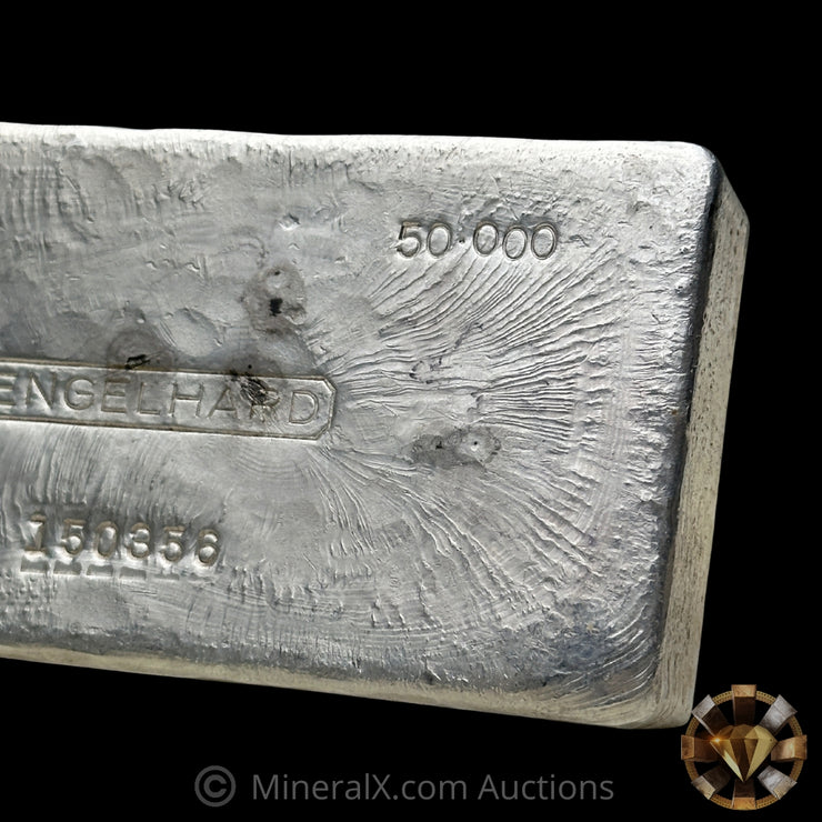 50oz Engelhard 1st Series Bull Logo Vintage Silver Bar