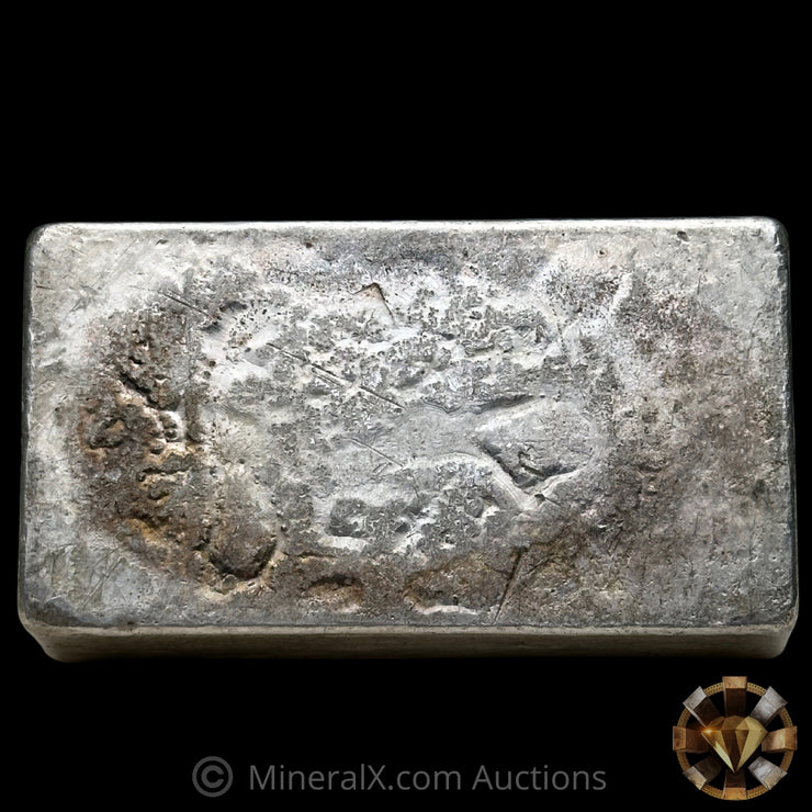 Kilo Engelhard Australia Vintage Silver Bar With SCCC Southern Cross Coins & Commodities Counterstamp