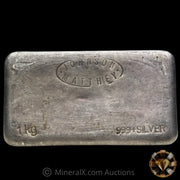 Kilo Johnson Matthey Australia Vintage Silver Bar
