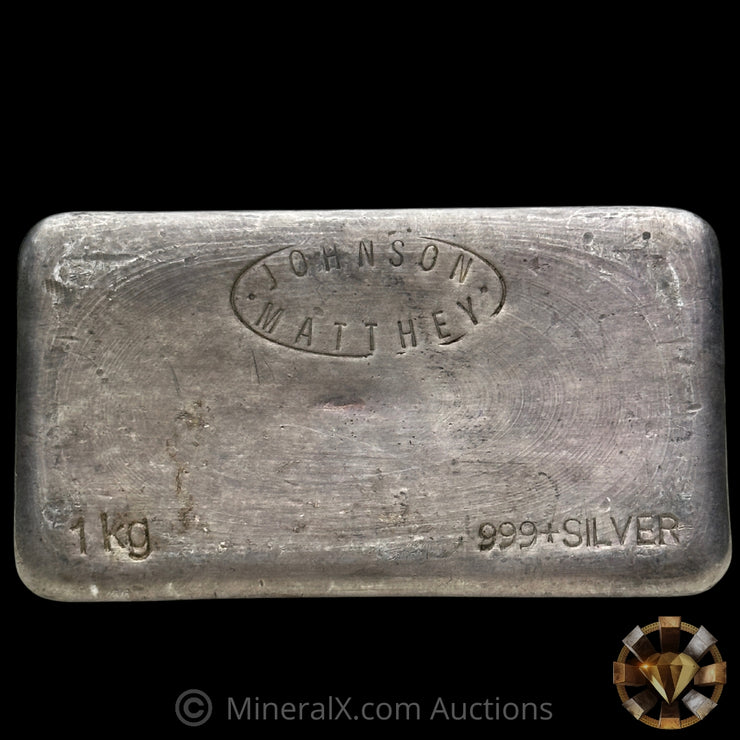 Kilo Johnson Matthey Australia Vintage Silver Bar