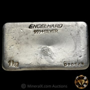 Kilo Engelhard Australia Vintage Silver Bar With Reverse SCCC Southern Cross Coins & Commodities Counterstamp