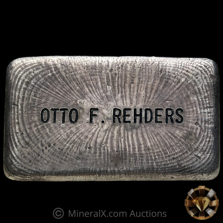 10oz Engelhard MMS "Otto F Rehders" Vintage Silver Bar