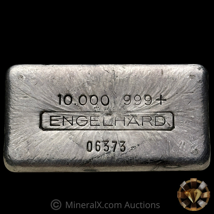 10oz Engelhard 0 Leading 3rd Series Vintage Silver Bar