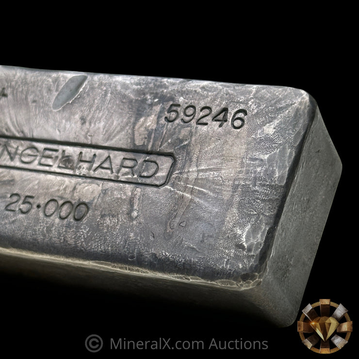 25oz Engelhard 5th Series Vintage Silver Bar (Rare Thick Mold Variety)