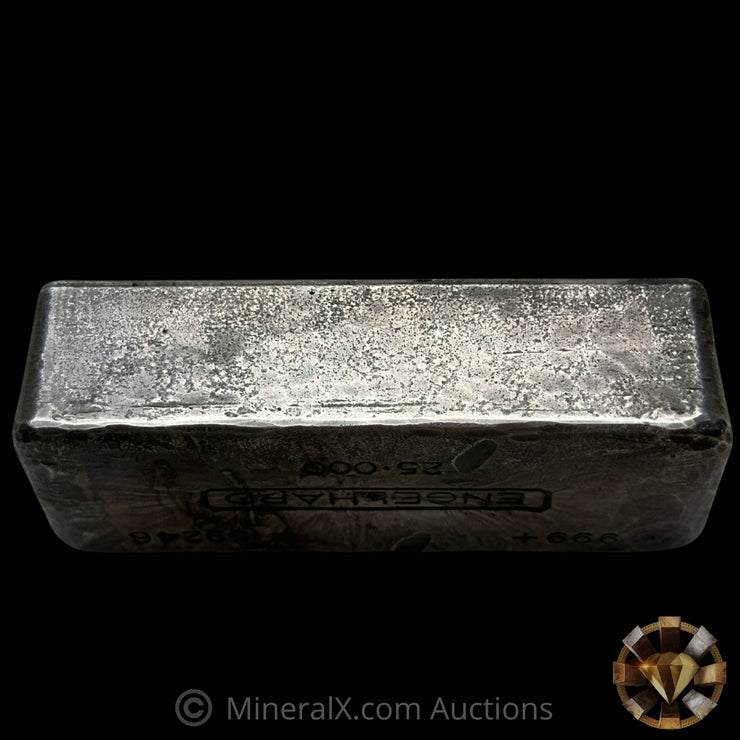 25oz Engelhard 5th Series Vintage Silver Bar (Rare Thick Mold Variety)