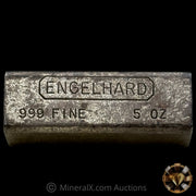 5oz Engelhard Full Hallmark Industrial Extruded Vintage Silver Bar