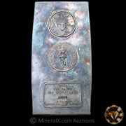 100oz Engelhard Rare Liberty Trade Silver MTB Bank "Boat" Vintage Silver Bar With Extremely Low Single Digit Serial