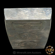 100oz Engelhard Rare Liberty Trade Silver MTB Bank "Boat" Vintage Silver Bar With Extremely Low Single Digit Serial