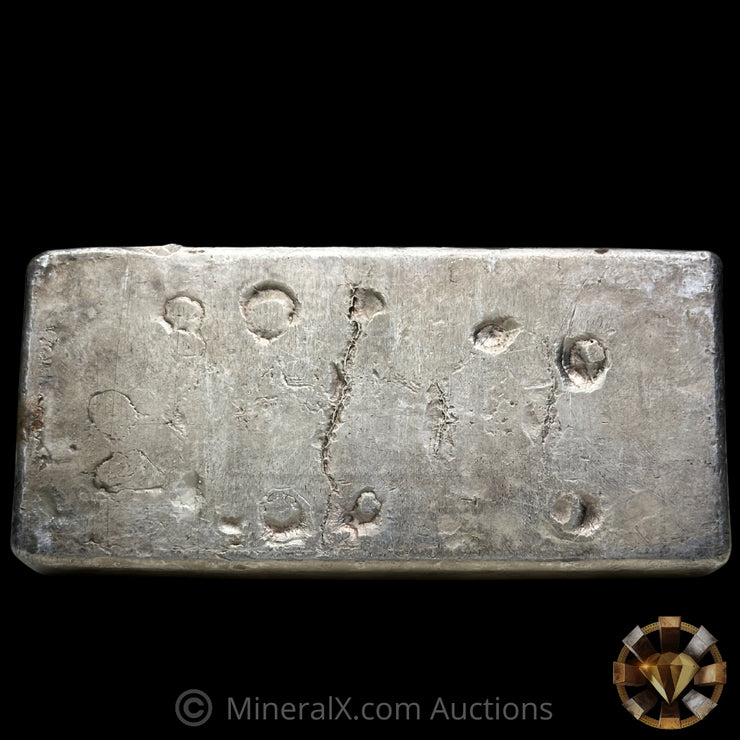 100oz Engelhard C Prefix Vintage Silver Bar With Low Serial