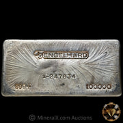 100oz Engelhard 1- Prefix Bull Logo Vintage Silver Bar