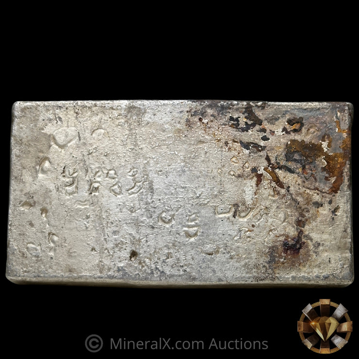 100oz Engelhard 1st Series Rare Narrow/Chubby Mold Variety Vintage Silver Bar