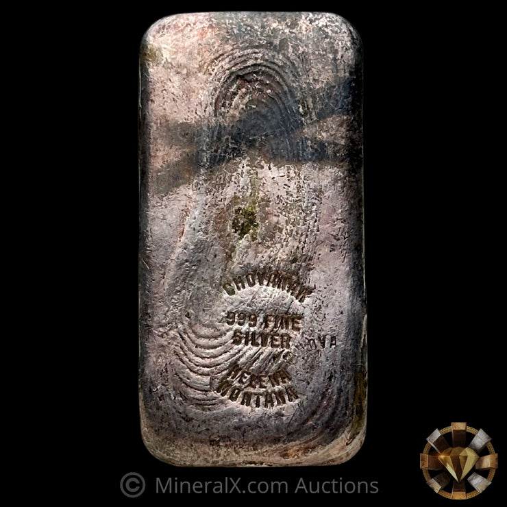 5oz Chovanak Helena Montana Vintage Silver Bar