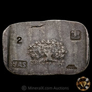 2oz H Alvin Sharpe HAS Tree Of Life Vintage Silver Bar