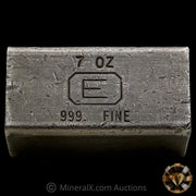 7oz Engelhard E Logo Industrial Extruded Vintage Silver Bar