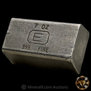 7oz Engelhard E Logo Industrial Extruded Vintage Silver Bar