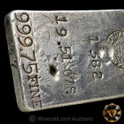 19.51oz 1959 US Mint San Francisco SF Mint Odd Weight Class Round Hallmark Vintage Silver Assay Ingot Bar