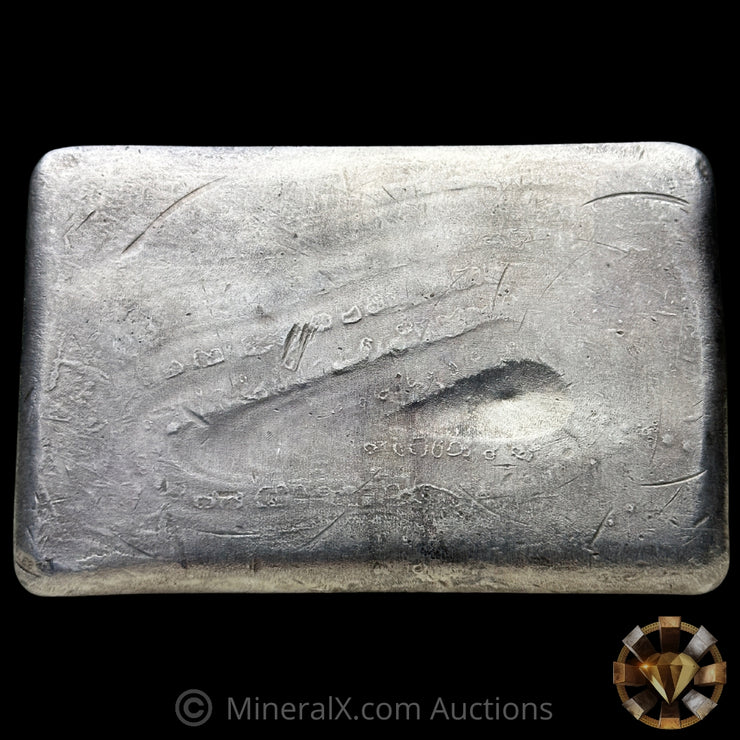19.51oz 1959 US Mint San Francisco SF Mint Odd Weight Class Round Hallmark Vintage Silver Assay Ingot Bar