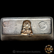100oz 1982 Harrington Metallurgy Ltd Australia Vintage Silver Bar with Low Serial & Unique Reverse Logo Impression