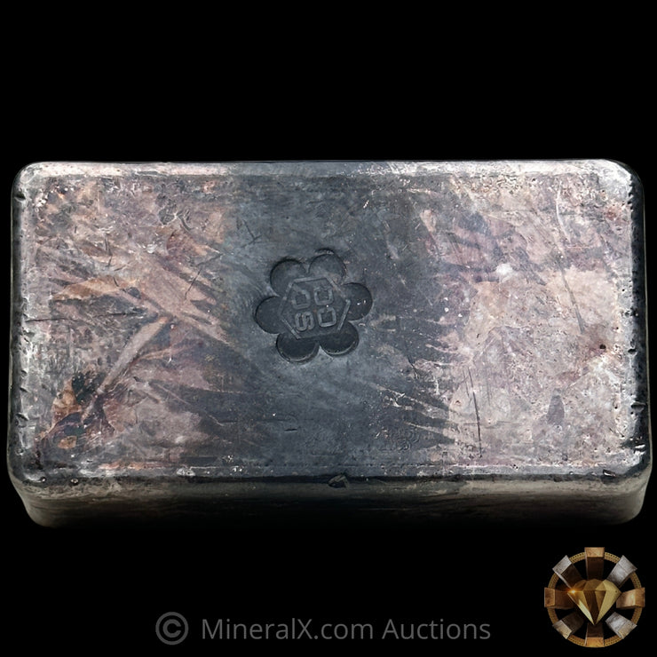 Kilo Engelhard Australia Vintage Silver Bar With Reverse SCCC Southern Cross Coins & Commodities Counterstamp