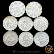 x8 1oz Mexican Libertad Silver Coin Lot (Mixed Dates)