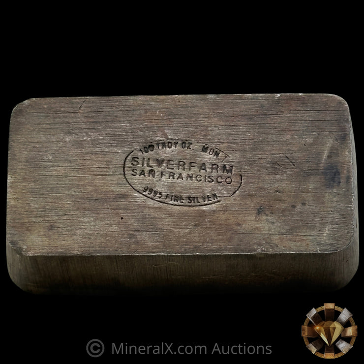 10oz Silverfarm San Francisco Vintage Silver Bar