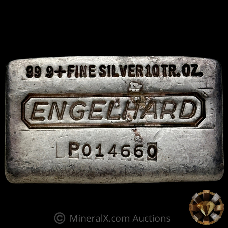 10oz Engelhard Waffleback Vintage Silver Bar